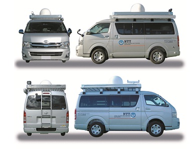 衛星通信測定車